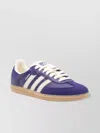 Adidas Originals Striped Rubber Lace-up Low-top Sneakers In Neutrals