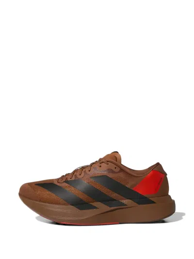 Adidas Originals Striped Sneakers In Brown