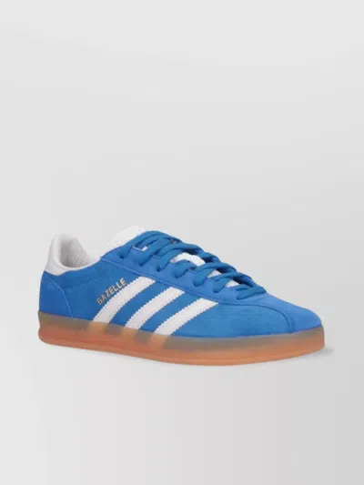 ADIDAS ORIGINALS STRIPED SUEDE LOW TOP SNEAKERS