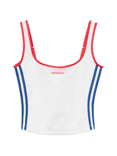 Adidas Originals Striped Tank Top In Multi