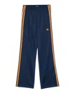 Adidas Originals Striped Track Pants In Blue