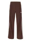 Adidas Originals Striped Track Pants In Brown