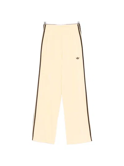 Adidas Originals Striped Track Pants In Neutral