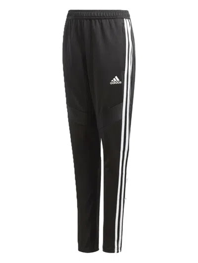 Adidas Originals Kids' Striped Training Track Pants In Black