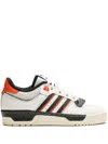 Adidas Originals Stripes-logo Lace-up Sneakers In White