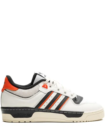 Adidas Originals Stripes-logo Lace-up Sneakers In White