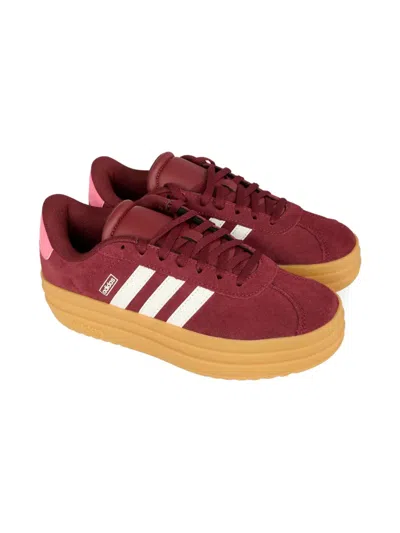 Adidas Originals Stripes Platform Sneakers In Brown