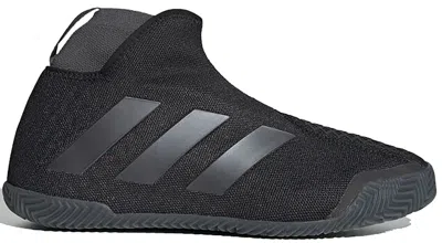 Pre-owned Adidas Originals Stycon Laceless Clay Court (women's) Sneakers In Core Black/night Metallic/grey Six