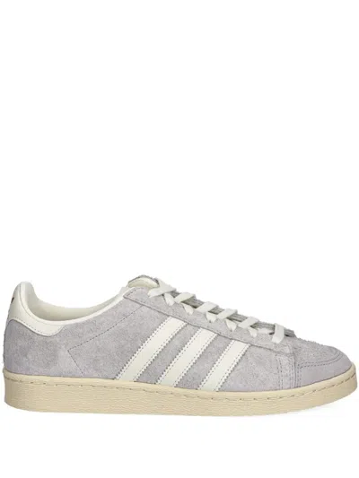 Adidas Originals Suede 3-stripe Sneakers In Gray