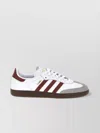 Adidas Originals Suede-accented Sneakers With Contrasting Sole In White