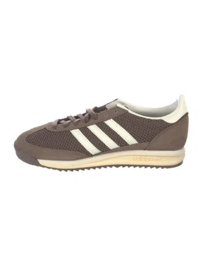 Pre-owned Adidas Originals Suede Athletic Sneakers In Brown