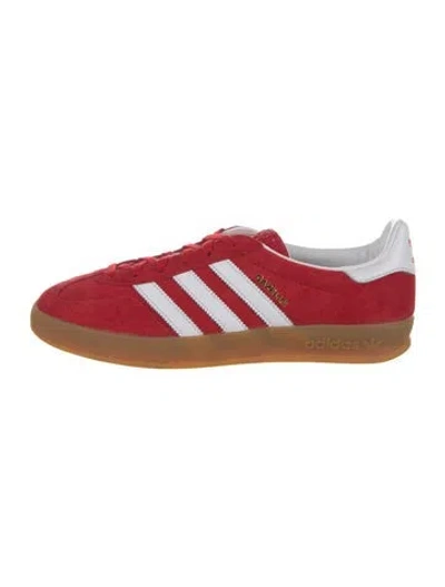 Pre-owned Adidas Originals Suede Colorblock Pattern Sneakers W/ Tags In Red