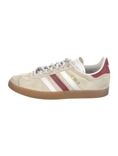 Pre-owned Adidas Originals Suede Printed Sneakers In Neutral