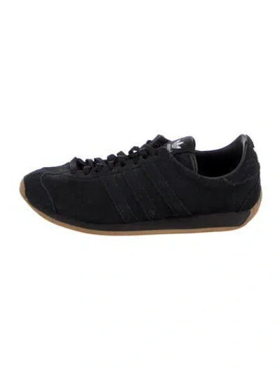 Pre-owned Adidas Originals Suede Sneakers In Black
