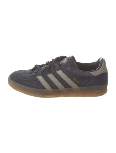 Pre-owned Adidas Originals Suede Sneakers In Blue