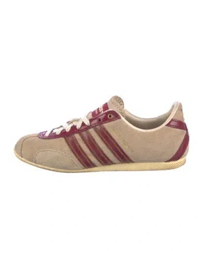 Pre-owned Adidas Originals Suede Striped Sneakers In Neutral