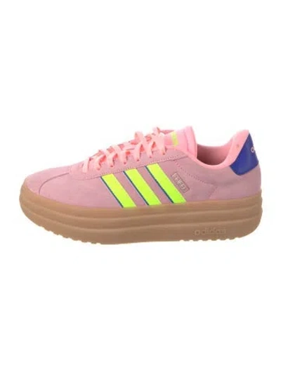 Pre-owned Adidas Originals Suede Striped Sneakers In Pink