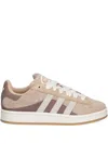 Adidas Originals Suede Three-stripe Sneakers In Neutral