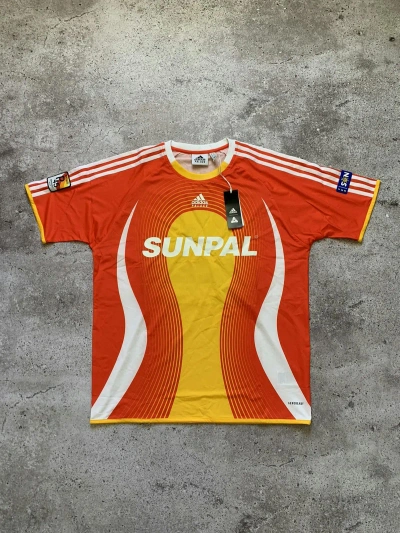 Pre-owned Adidas Originals Sunpal Football Shirt In Orange