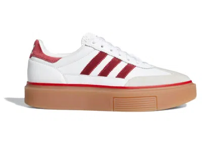 Pre-owned Adidas Originals Super Sleek 72 White Burgundy Gum (women's) Sneakers In Cloud White/grey One/collegiate Burgundy