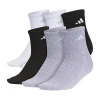 Adidas Originals Superlite Womens Multi-pack 6 Pair Quarter Ankle Socks In Gray