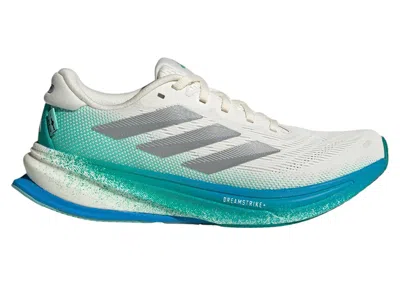 Pre-owned Adidas Originals Supernova Rise 2 (women's) Sneakers In Chalk White/silver Metallic/glory Green In Multi