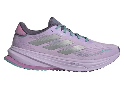 Pre-owned Adidas Originals Supernova Rise Goretex (women's) Sneakers In Powder Plum/silver Metallic/mint Ton