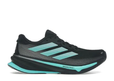 Pre-owned Adidas Originals Supernova Rise Mercedesamg Petronas Formula One Team (women's) Sneakers In Core Black/semi Mint Rush