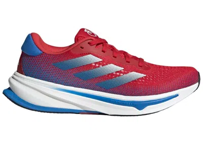 Pre-owned Adidas Originals Supernova Rise (women's) Sneakers In Better Scarelet Red/cloud White/bright Royal
