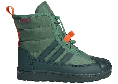 Pre-owned Adidas Originals Superstar 360 2.0 Sneakers In Preloved Green/mineral Green/orange In Multi