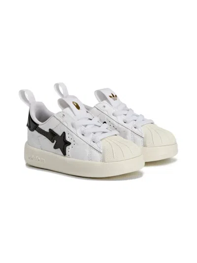 Adidas Originals Babies' Superstar 360 "bape In White