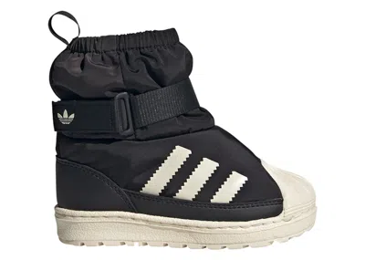 Pre-owned Adidas Originals Superstar 360 Boot Black Sneakers In Core Black/wonder White/carbon In Multi