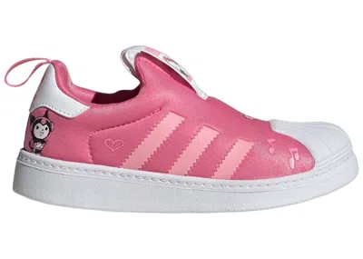 Pre-owned Adidas Originals Superstar 360 Hello Kitty And Friends Sneakers In Pink Fusion/cloud White/bliss Pink