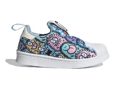 Pre-owned Adidas Originals Superstar 360 Kevin Lyons Sneakers In Clear Sky Blue/cloud White