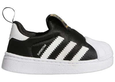Pre-owned Adidas Originals Superstar 360 Sneakers In Core Black/cloud White/gold Metallic In Multi