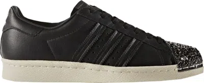 Pre-owned Adidas Originals Superstar 80s 3d Metal Toe Black (women's) Sneakers In Core Black/off White