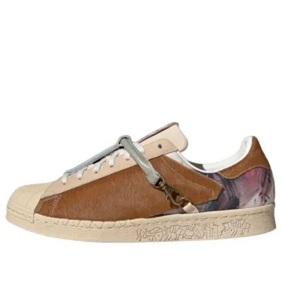 Adidas Originals Superstar 80s X Han Meilin 'cream Brown'