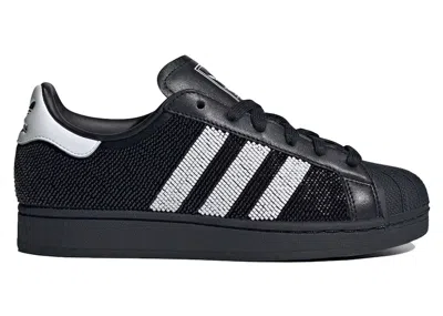 Pre-owned Adidas Originals Superstar Beaded (women's) Sneakers In Black/white In Multi