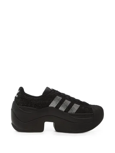 Adidas Originals Superstar Bold Platform Sneakers In Black