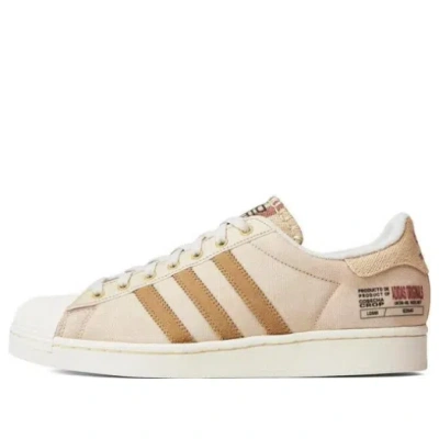Adidas Originals Superstar 'brown Beige' In Neutral