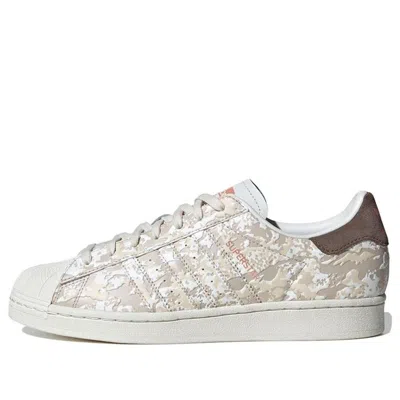 Adidas Originals Superstar 'camo - Crystal White' In Neutral