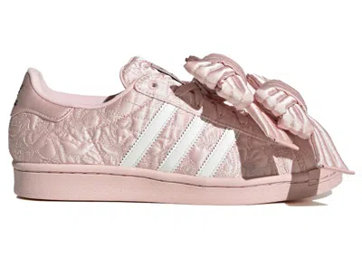 Pre-owned Adidas Originals Superstar Caroline Hu (women's) Sneakers In Sandy Pink/core White/earth Strata In Multi