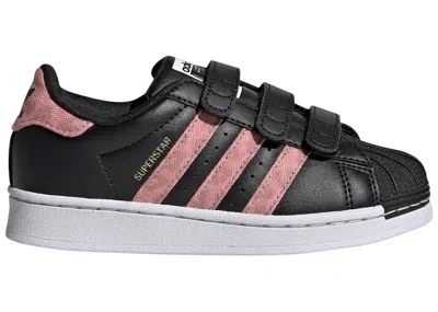 Pre-owned Adidas Originals Superstar Comfort Closure Sneakers In Core Black/gold Metallic In Multi