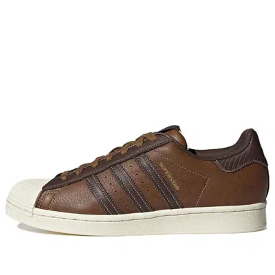 Adidas Originals Superstar 'dark Brown Black White'
