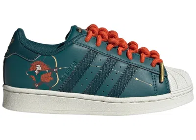 Pre-owned Adidas Originals Superstar Disney Princesses Sneakers In Pantone/off White