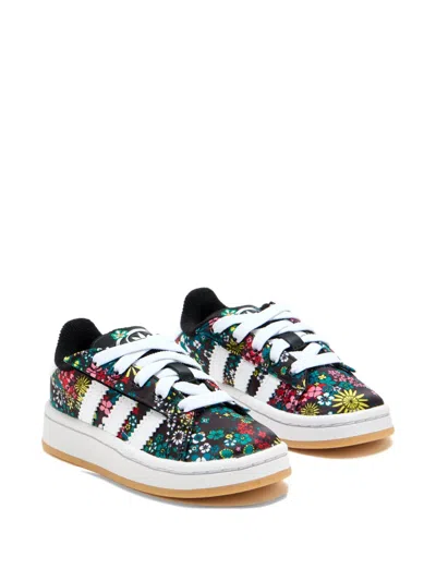 Adidas Originals Babies' Superstar Floral-pattern Sneakers In Multi