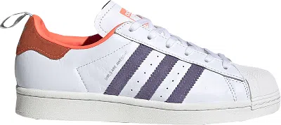 Pre-owned Adidas Originals Superstar Girls Are Awesome Sneakers In Cloud White/icey Pink/signal Coral