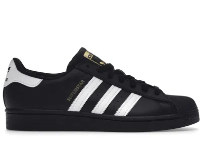 Pre-owned Adidas Originals Superstar Gold Sneakers In Core Black/cloud White