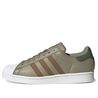 Adidas Originals Superstar 'green Brown'
