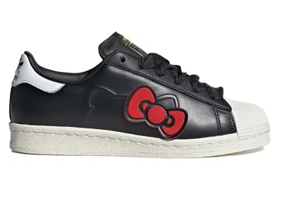 Pre-owned Adidas Originals Superstar Hello Kitty 50th Anniversary (women's) Sneakers In Core Black/cloud White/red